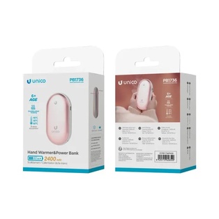 SCALDAMANI UNICO DOPPIA FACCIA 2400Mah PINK