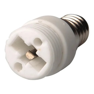 ADATTATORE FAI PORTALAMPADA DA SPINA E14 A PRESA  G9 BIANCO TERMOPLASTICO