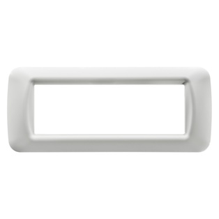 PLACCA NUVOLA GEWISS TECNOPOLIMERO BIANCO NUVOLA 6 POSTI SERIE SYSTEM