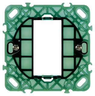 SUPPORTO VIMAR PER SCATOLA TONDA CON GRIFFE SERIE PLANA 1 POSTO