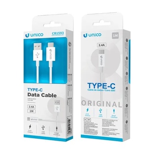 CAVO UNICO DA USB-A A USB-C 5V 2.4Ah 100CM BIANCO 