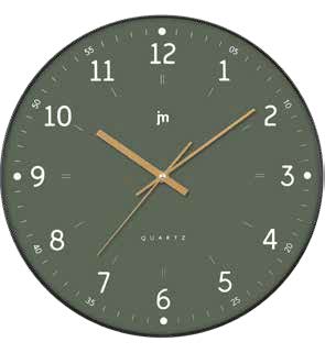 OROLOGIO DA PARETE DIM. Ø CM. 35 MOVIMENTO CONTINUO SILENZIOSO.