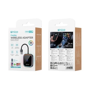 ADATTATORE UNICO BLUETOOTH CARPLAY CON CAVO USB-A E ADATTATORE USB-C E  LUCE SOUND RGB 
