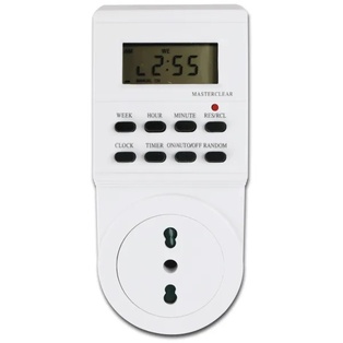 PROGRAMMATORE TIMER DIGITALE SETTIMANALE BN