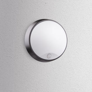 PLAFONIERA OASI CCT TONDA NERA SENS.14W 3000K 1550LMN IP54