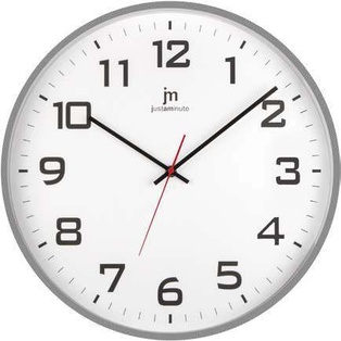 OROLOGIO DA PARETE QUARZO D.40 IN ABS GRIGIO