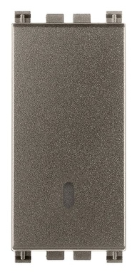 PULSANTE 1P NO 10A METAL VIMAR