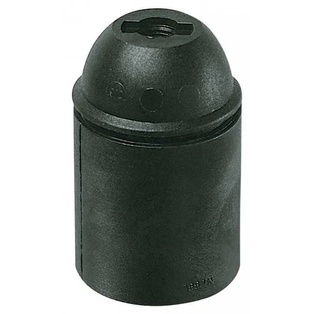 PORTALAMPADA E27 CPFIL CM/LISC. NERO VIMAR