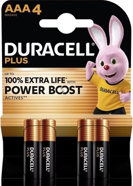 PILE DURACELL ALKALINE POWERBOOST MINISTILO AAA BL. 4