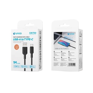 CAVO UNICO DA USB-A A USB-C 3.4AH 100CM NERO 