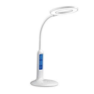 LAMPADA LED DA SCRIVANIA MULTIFUNZIONALE BIANCA 7W 2700-6500K