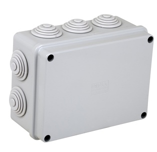 SCATOLA FAEG STAGNA  DI DERIVAZIONE RETTANGOLARE CON COPERCHIO A VITE  IP44 150X110X70