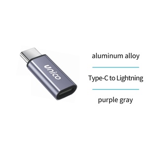 ADATTATORE METALLICO TIPO-C MASCHIO A LIGHTNING FEMMINA