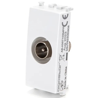 FRUTTO CONTAKT SPINA  PER ANTENNA TV DA INCASSO TIPO VIMAR PLANA