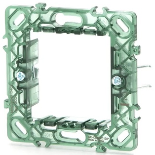 SUPPORTO CONTAKT A 2 MODULI SCATOLA ROTONDA TIPO PLANA