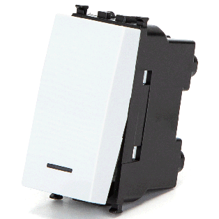 FRUTTO CONTAKT PULSANTE 250V TIPO VIMAR PLANA 