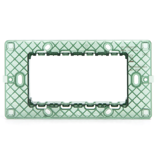 SUPPORTO CONTAKT A 4 MODULI TIPO VIMAR PLANA 