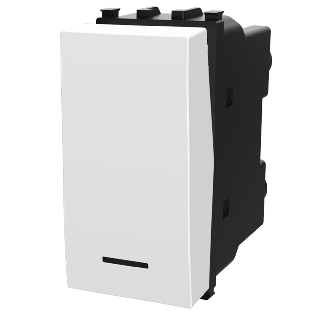 FRUTTO CONTAKT  INVERTITORE SINGOLO 250V TIPO SERIE VIMAR PLANA 