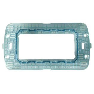 SUPPORTO CONTAKT A 4 MODULI TIPO BTICINO LIVINGLIGHT E  INTERNATIONAL
