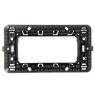 SUPPORTO CONTAKT A 4 MODULI TIPO BTICINO MATIX