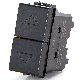 FRUTTO CONTAKT  INTERRUTTORE SALI SCENDI PER TAPPARELLE  TIPO BTICINO LIVING - INTERNATIONAL 