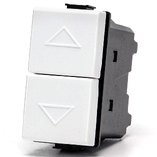 FRUTTO CONTAKT  INTERRUTTORE SALI SCENDI PER TAPPARELLE  250V TIPO BTICINO MATIX 