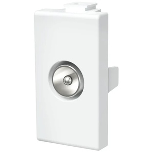 FRUTTO CONTAKT ANTENNA SPINA TV BIANCA SERIE ABM