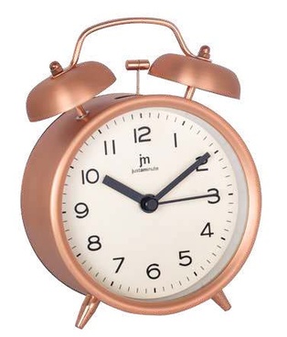 SVEGLIA Q.ZO 14CM MOV. CONTINUO BRONZO