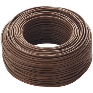 CAVO ELETTRICO UNIPOLARE FS17450V 1X6 MMQ MARRONE 100 MT. IMQ