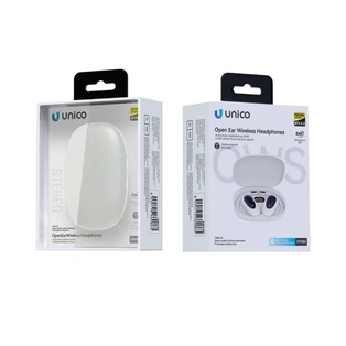 AURICOLARI UNICO BLUETOOTH OWS ( OPEN WEARABLE STEREO ) CON ARCHETTO PADIGLIONE AURICOLARE CON DISPLAY DIGITALE BIANCO