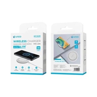 CARICATORE UNICO WIRELESS ROTONDO PER TELEFONO 10W BIANCO