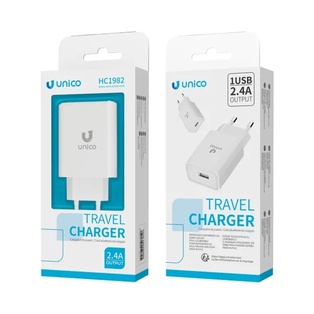 CARICATORE UNICO DA RETE CON 1 USB-A 2.4Ah
