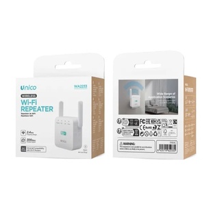 AMPLIFICATORE DI SEGNALE UNICO  WI-FI REPEATER VELOCITA' DI TRASFERIMENTO FINO A 300MBPS SU BANDA 2.4GHZ 