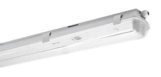  PLAFONIERA LED CENTURY MODELLO SUPREMA ROUND VUOTA 2 TUBI  1260 MM IP65 