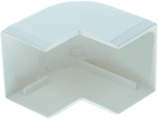 CONNETTORE ANGOLARE FAEG  PER ANGOLO ESTERNO PER CANALINA IP40 30X25
