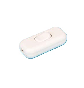 INTERRUTTORE FAI PASSANTE BIPOLARE 2A  250V TASTO A BILANCIERE BIANCO 