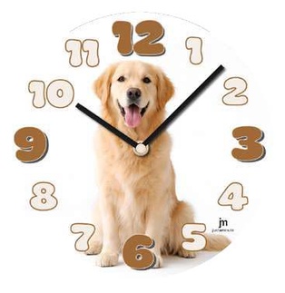 OROLOGIO PARETE VETRO TONDO 33,5CM