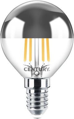 LAMPADA LED FILO CENTURY MODELLO INCANTO DIMMERABILE SFERA G45 ALTA EFFICIENZA 6W 680LM E14 CHIARA 2700K