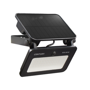  PROIETTORE FARO CENTURY LED MODELLO SOLAR-B CON PANNELLO SOLARE 8W  3000K - 4000K - 6500K SENSORE CREPUSCOLARE IP65 800LM 
