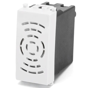 FRUTTO CONTAKT SUONERIA BUZZER ELETTRONICA DA INCASSO BIANCO TIPO VIMAR PLANA