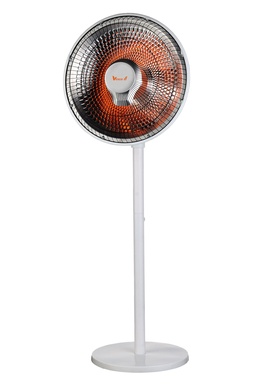 STUFA PIANTANA VINCO CON PARABOLA Ø40CM. ALTEZZA 120CM IN FIBRA DI CARBONIO 2 SET DI POTENZA 400W-1000W CON FUNZIONE OSCILLANTE  