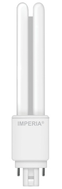 LAMPADA LED IMPERIA PL-G24Q 4PIN 6W 870LM 230V 4000K ( 18W EX) LUNGHEZZA 14.0 CM