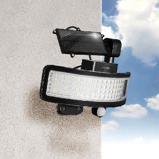 PROIETTORE LED SOLARE GIRASOLE AUTO-ORIENTAMENTO 7W 4000K 800LM