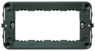 SUPPORTO VIMAR A 4 MODULI CON VITI SERIE VIMAR IDEA