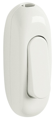 INTERRUTORE VIMAR PASSANTE 1P 2 16A 250V TASTO A BILANCERE BIANCO
