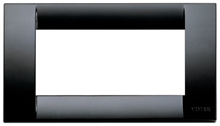 PLACCA VIMAR CLASSICA SERIE IDEA NERO 4 POSTI
