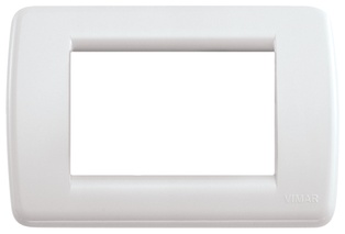 PLACCA VIMAR RONDO' SERIE IDEA BIANCO 3 POSTI