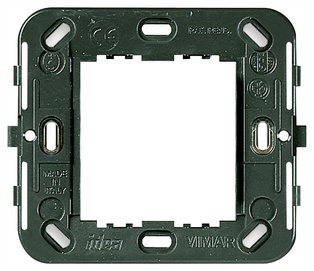 SUPPORTO VIMAR PER SCATOLA QUADRA E ROTONDE SERIE IDEA 2 POSTI CON VITI