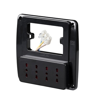 MULTIPRESA PARETE EMILIA SMART 4 PRESE BIV.10/16A BN X SC.3 PS. NE