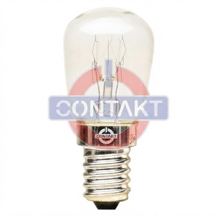 LAMPADA INCANDESCENZA CONTAKT 26X57MM 230V 15W E14 2500K 2000H 10PZ